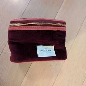 Sezane toiletry pouch cosmetic bag